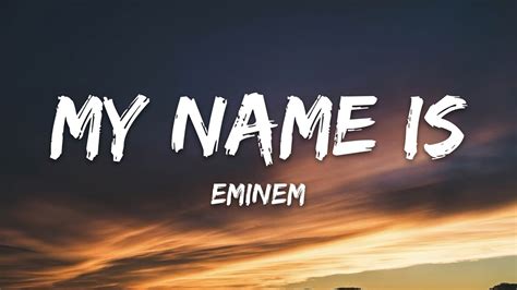 my name is lyrics